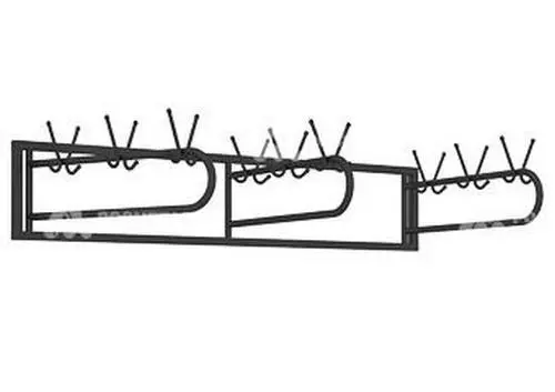 Вешалка настенная, поворотная, на 18 мест