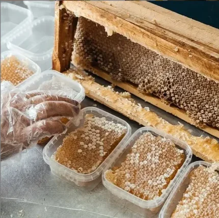 Сотовый мёд собственного производства - самый полезный из всех видов меда. 