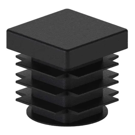 Фото для Заглушка пластиковая квадратная 18х18 мм черная "Лофт Комплект"