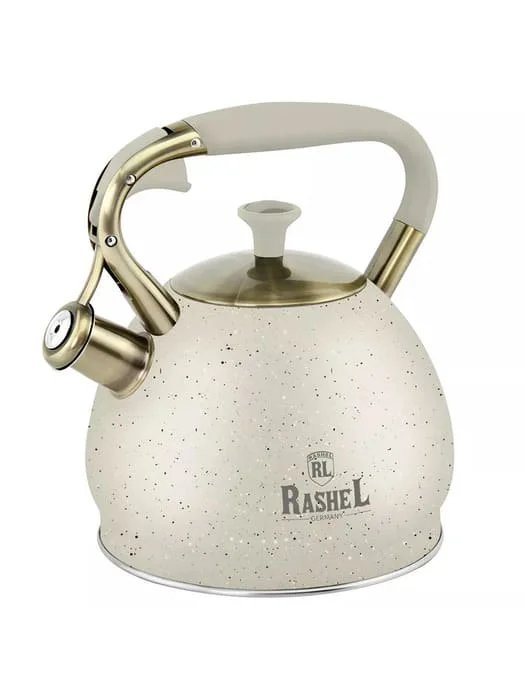Чайник 3 л из нержавеющей стали RASHEL, со свистком М-7902/7903