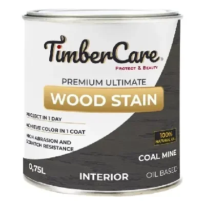 Фото для Масло тонирующее TimberCare Wood Stain 0,75л угольная шахта 350030