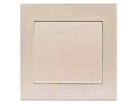 Выключатель Lezard RAIN одноклавишный жемчужно-белый металлик 703-3030-100