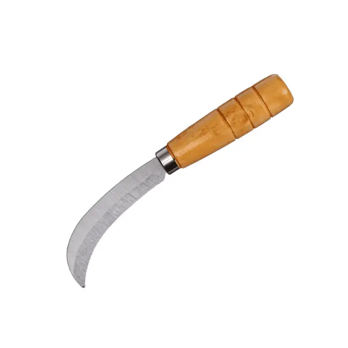 Нож садовый, 18 см, с деревянной ручкой, 1005011
