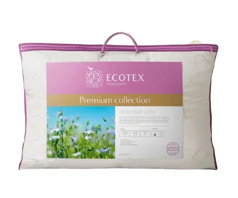 Подушка Ecotex "Нежный лен", 50x70
