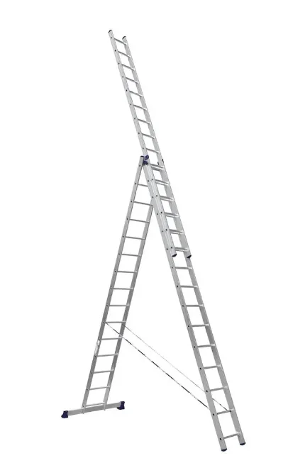 Фото для Лестница-стремянка трехсекционная Алюмет 3х15