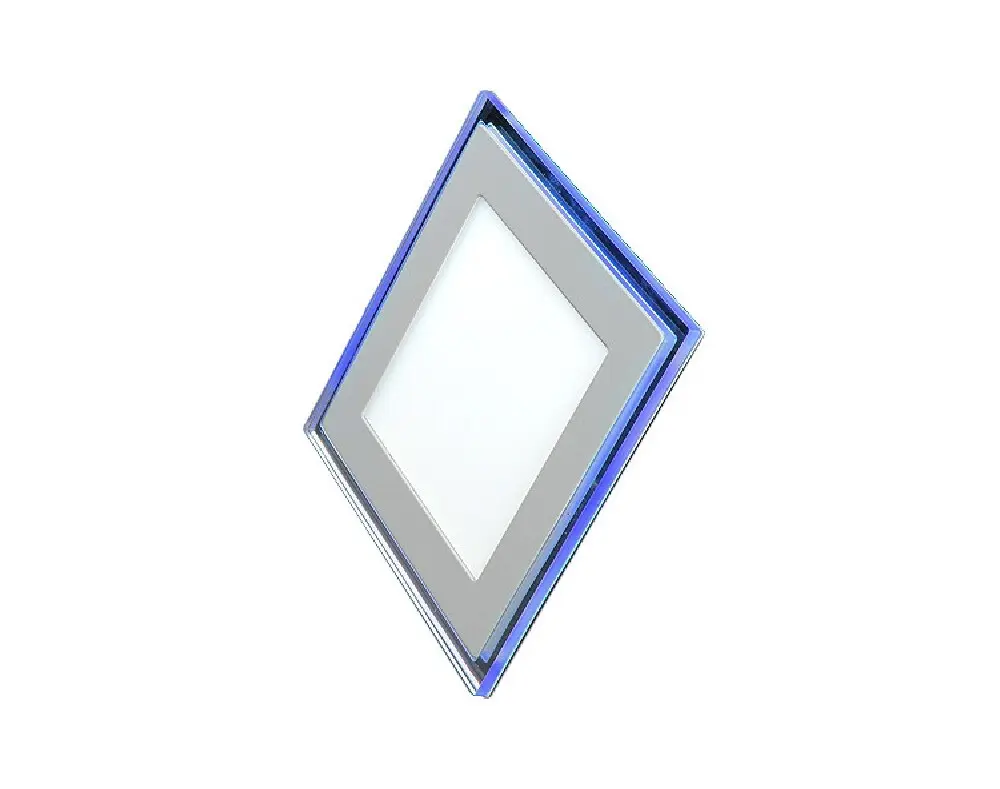 Светильник встраиваемый квадратный со стеклом 701SQ-18W-6000К