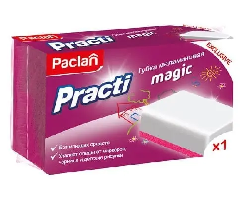 Губка меламиновая Paclan Practy Magic 409140