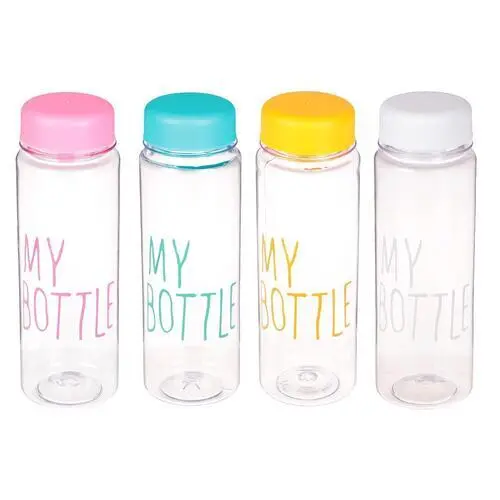 Бутылка для воды 500 мл "My bottle", микс, 19,5х6 см, 1684715