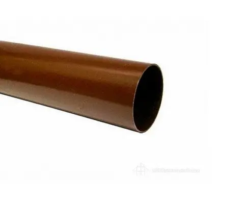 Труба водосточная 90 мм 1 м №11 коричневый Ruplast