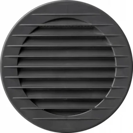 reshetka_d_100_grafit_s_flantsem_ventilyatsionnaya