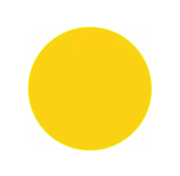 Фото для Наклейка маленькая 31 "Желтый круг"