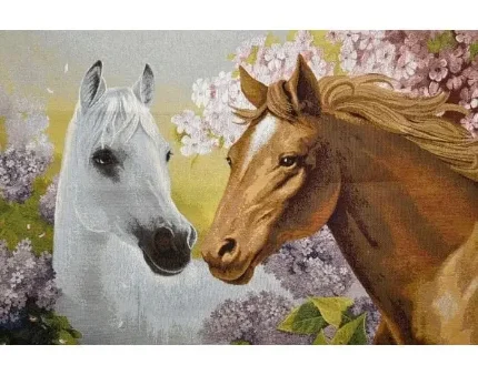 Фото для Гобелен "Пара лошадей" 50х73