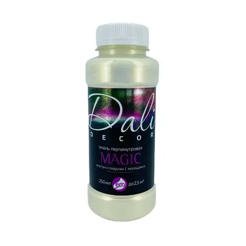 Эмаль акриловая Dali Decor Magic перламутровая жемчуг 0,25л