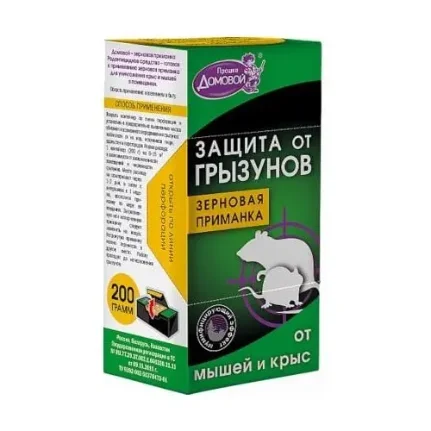 Фото для Приманка Домовой Защита от грызунов, зерновая, 200 г