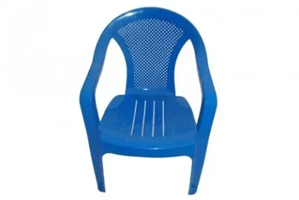 Кресло синее Румба пластиковое