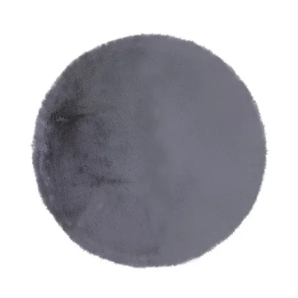 Фото для Ковер 0,8х0,8м Bingo круг полиэстер серый, 85881587