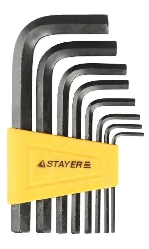 Набор имбусовых ключей STAYER STANDARD 2-10 мм 8 шт 27405-H8