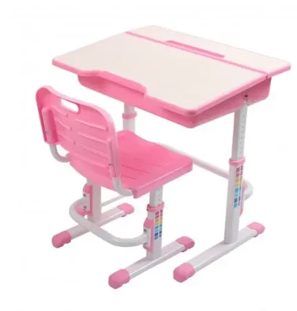 Фото для Акция! Комплект стол+стул трансформер "EVOLIFE Study 2" (розовый), арт. STP2