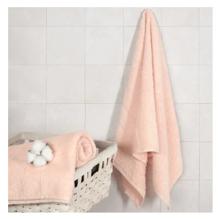 Фото для Полотенце 50х90 махровое Олимп, бежевый