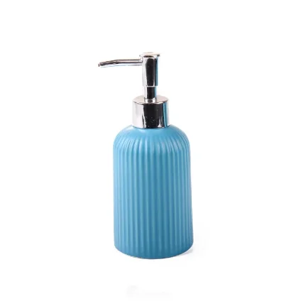 Фото для Дозатор для мыла Плиссе синий матовый CE1610LA-LD / керамика
