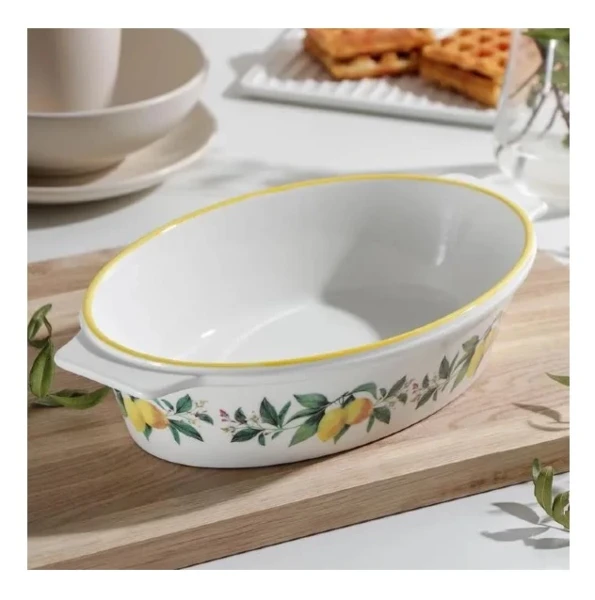 Фото для Форма для запекания "Лимоны" 30,5см овальная 