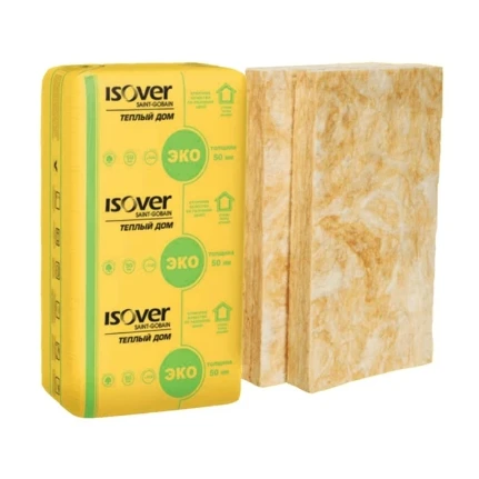 Фото для Утеплитель Isover Теплый Дом-Плита-50х610х1170 (14шт)