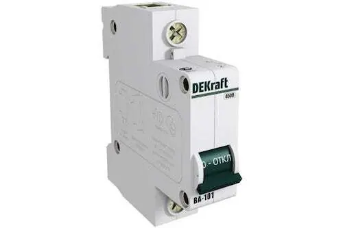 Автоматический выключатель DEKraft ВА101-1P-006A-C 11052DEK