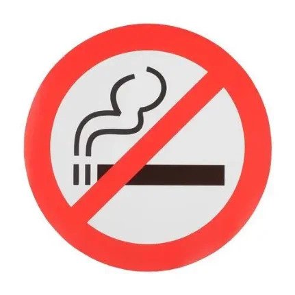 Фото для Наклейка знак "Курить запрещено", 180х180 мм, 4150921