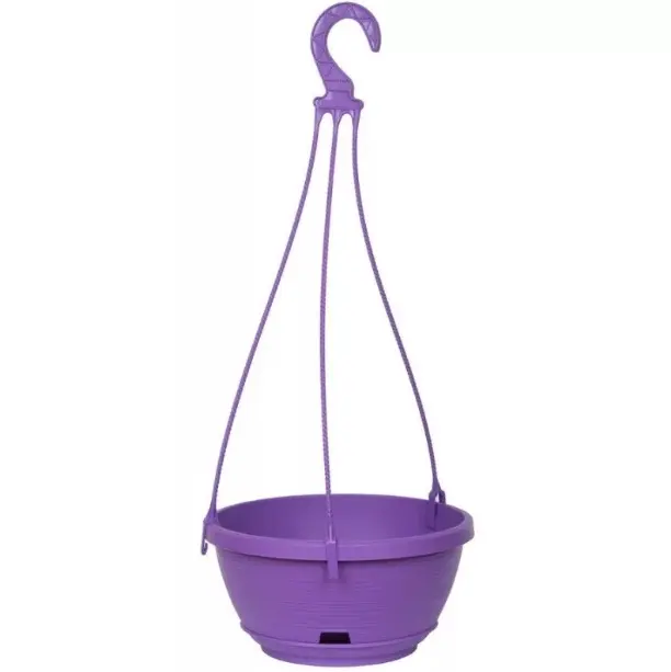 Кашпо подвесное "Марсель" 26 см, 4,5 л, фиолетовый