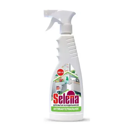 Фото для Средство для мытья холодильников Selena, с распылителем, антибактериальное, 500 мл