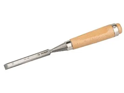 Стамеска-долото с деревянной ручкой, хромованадиевая, 14мм Зубр ЭКСПЕРТ 18096-14 ?