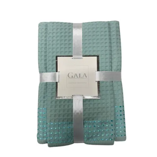 Комплект вафельных полотенец 2 шт (50х100, 100х150) ментол, TM Gala