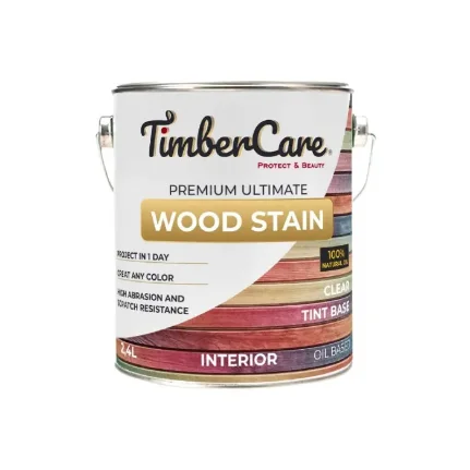 Фото для Масло тонирующее TimberCare Wood Stain прозрачный 2,4л, 350038
