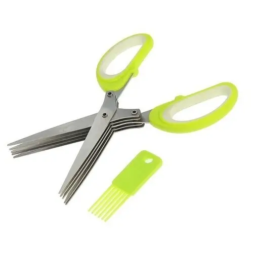 Ножницы кухонные для зелени «Кольца», 19 см, цвет в ассортименте, 834968