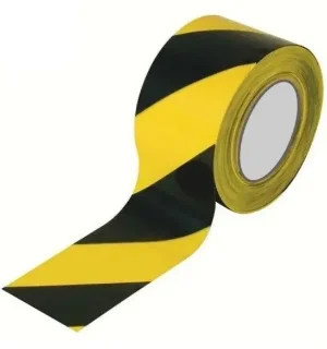 Фото для Лента сигнальная оградительная желто-черная