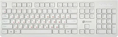 Фото для Клавиатура Oklick 505M белый USB slim ,длина кабеля 1.5 м