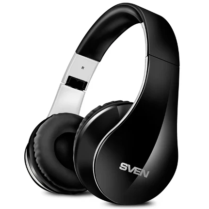 Фото для Наушники+микрофон беспроводные Bluetooth SVEN AP-B450MV, черный - белый(Bluetooth)