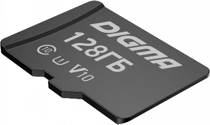 Фото для Карта памяти Micro-SD 128Gb Class 10, Digma CARD10 V10 + adapter DGFCA128A01