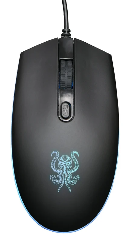 Фото для Мышь проводная Oklick 706G OCTA черный оптическая (1600dpi) USB (4but) 1