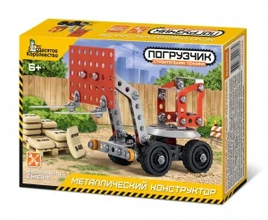 Фото для КОНСТРУКТОР МЕТАЛЛИЧЕСКИЙ СТРОИТЕЛЬНАЯ ТЕХНИКА (02137, Погрузчик)