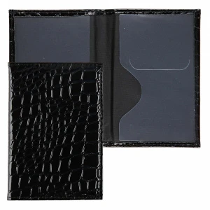 Фото для ОБЛОЖКА Д ПАСПОРТА KLERK КОЖА CROCO СИНЯЯ