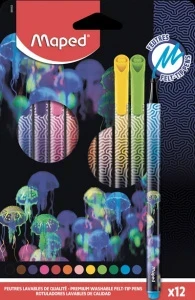 Фото для ФЛОМАСТЕРЫ 12ЦВ MAPED DEEPSEA PARADISE