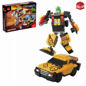 Фото для КОНСТРУКТОР "ТРАНСФОРМЕР СТРИТКАР ЖЁЛТЫЙ" 82 ЭЛ