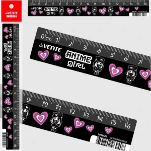 Фото для ЛИНЕЙКА 16СМ "ANIME GIRL" 