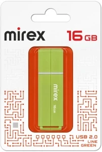 Фото для КАРТА ПАМЯТИ MIREX 16Gb LINE GREEN