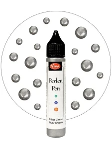 Фото для КРАСКИ ДЛЯ СОЗДАНИЯ ЖЕМЧУЖИН "PERLEN-PEN METALLIC" 28МЛ В ТУБЕ СЕРЕБРО