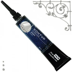 Фото для КРАСКИ БАТИК TAIR КОНТУР 20МЛ СЕРЕБРО