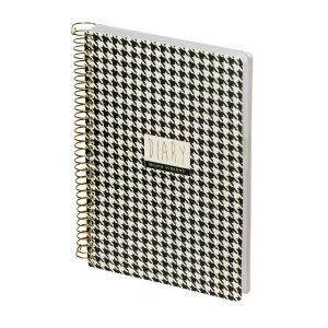 Фото для ЗАПИСНАЯ КН А5 136Л 7БЦ ГР BV CUTE DIARY (3-701/05, Black&White.Модный паттерн)