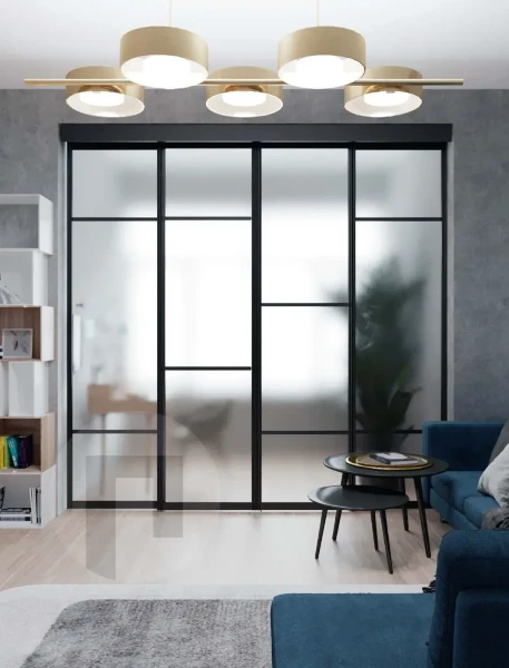 Фото для Межкомнатные стеклянные двери-купе. Изготовление на заказ