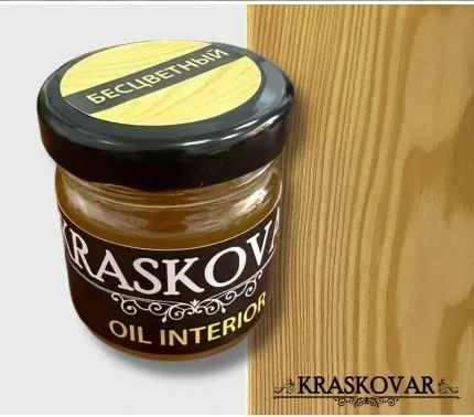 Фото для Масло для интерьера Kraskovar Deco Oil Interior Бесцветный 40 мл